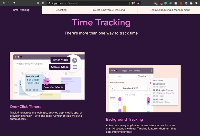 Does Toggl Track report idle time? • Clockk