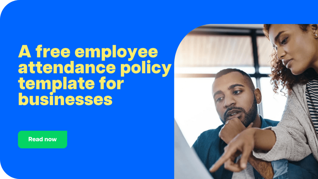 A free employee attendance policy template for businesses