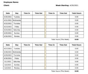 Business timesheet for call center: 2024 template, tools