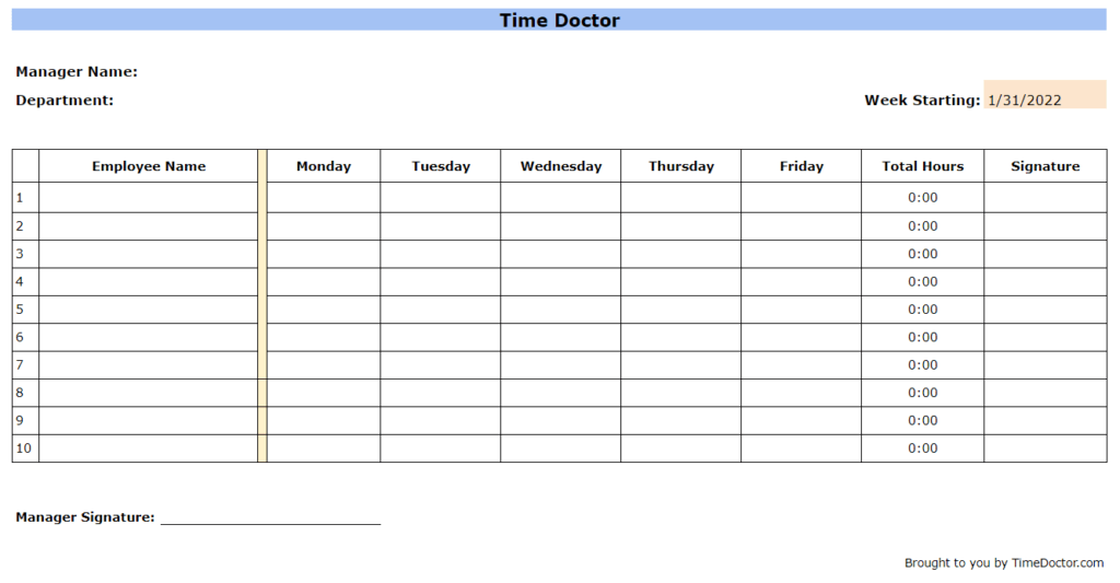 How To Create An Excel Attendance Tracker Free Templates 