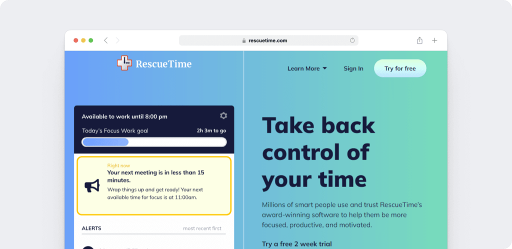 The 7 best work and productivity online timers – RescueTime